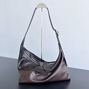 Bottega Veneta Small Zigzag Chocolate/ Pondant - 38x30cm - 1