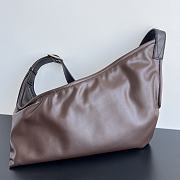 Bottega Veneta Small Zigzag Chocolate/ Pondant - 38x30cm - 3