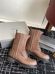 Balenciaga Truck Lace-up Boot in Brown - 3