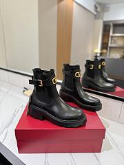 Valentino Vlogo Signature Calfskin Beatle 55mm in Black - 1