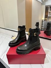 Valentino Vlogo Signature Calfskin Beatle 55mm in Black - 2