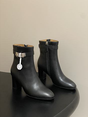 Hermes Saint Germain Ankle Boot Black 7cm