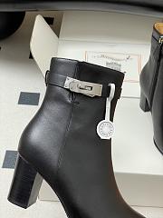 Hermes Saint Germain Ankle Boot Black 7cm - 4