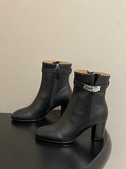 Hermes Saint Germain Ankle Boot Black 7cm - 3