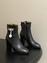 Hermes Saint Germain Ankle Boot Black 7cm - 2