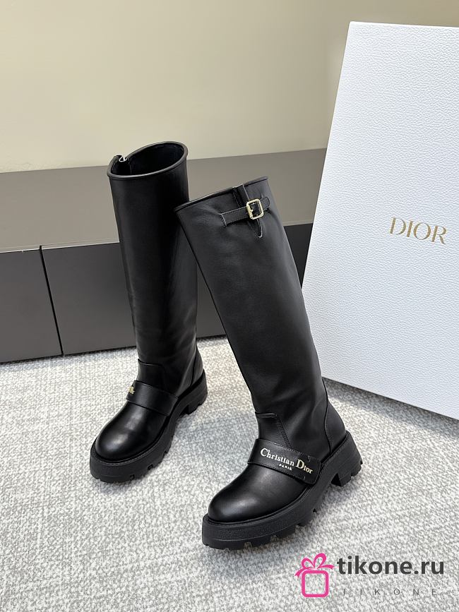 Dior D-Quest Boot Black Calfskin - 1