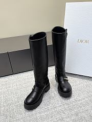 Dior D-Quest Boot Black Calfskin - 6