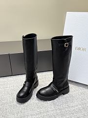 Dior D-Quest Boot Black Calfskin - 4