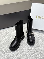 Dior D-Quest Ankle Boot Black Calfskin 4.5cm - 3