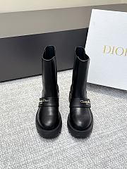 Dior D-Quest Ankle Boot Black Calfskin 4.5cm - 2