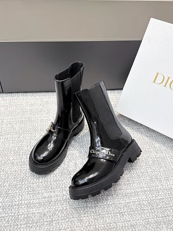 Dior D-Quest Ankle Boot Black Patent 4.5cm