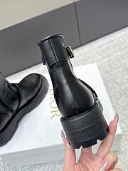 Dior D-Quest Ankle Boot Calfskin Black 4.5 cm - 5