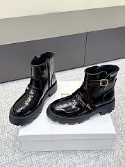 Dior D-Quest Ankle Boot Patent Black 4.5 cm - 2