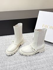 Dior D-Quest Ankle Boot White Calfskin 4.5cm - 3