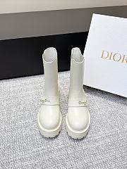 Dior D-Quest Ankle Boot White Calfskin 4.5cm - 2