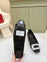 Roger Vivier Belle Vivier Ballerinas In Satin Black - 6