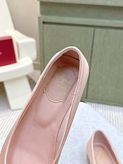 Roger Vivier Belle Vivier Ballerinas In Satin Beige - 6