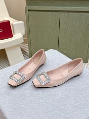 Roger Vivier Belle Vivier Ballerinas In Satin Beige - 3