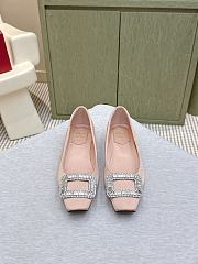 Roger Vivier Belle Vivier Ballerinas In Satin Beige - 2