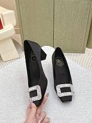 Roger Vivier Belle Vivier Pumps In Satin Black 4.5cm - 5