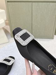 Roger Vivier Belle Vivier Pumps In Satin Black 4.5cm - 4