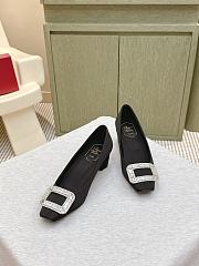 Roger Vivier Belle Vivier Pumps In Satin Black 4.5cm - 6