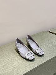 Roger Vivier Belle Vivier Pumps In Satin Gray 4.5cm - 1