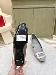 Roger Vivier Belle Vivier Pumps In Satin Gray 4.5cm - 5