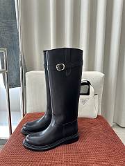 Celine Boots Universite In Calfskin Black - 5