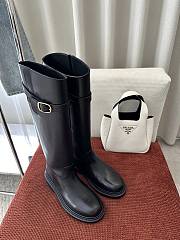 Celine Boots Universite In Calfskin Black - 4
