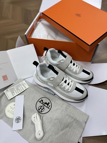 Hermes Loop Sneaker White