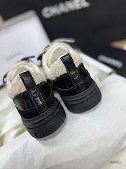 Chanel Sneakers Shearling Suede Calfskin & Calfskin Black - 6
