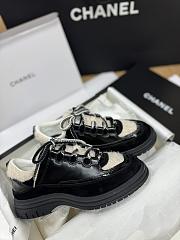 Chanel Sneakers Shearling Suede Calfskin & Calfskin Black - 5