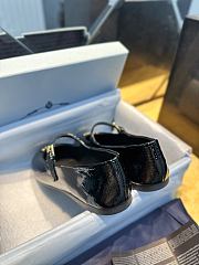 Prada Naplak Patent Leather Ballerinas Black - 5