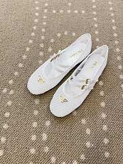 Prada Mesh Fabric Ballerinas White 1F915N - 6