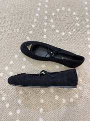 Prada Suede Ballerinas Black 1F793N - 6