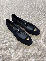 Prada Suede Ballerinas Black 1F793N - 4