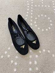 Prada Suede Ballerinas Black 1F793N - 2
