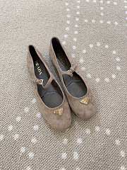 Prada Suede Ballerinas Beige 1F793N - 1