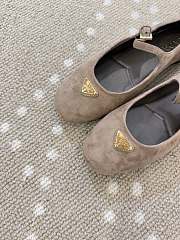 Prada Suede Ballerinas Beige 1F793N - 4