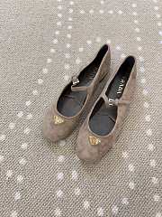 Prada Suede Ballerinas Beige 1F793N - 3