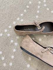 Prada Suede Ballerinas Beige 1F793N - 6