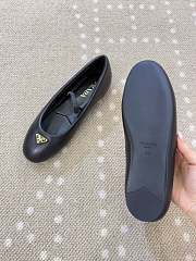 Prada Nappa Leather Ballerinas Black 1F793N - 3