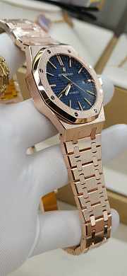 Audemars Piguet Royal Oak Watch Blue 41mm - 5