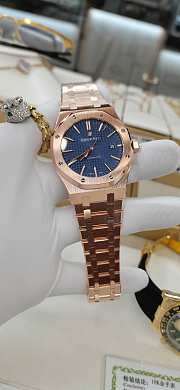 Audemars Piguet Royal Oak Watch Blue 41mm - 4
