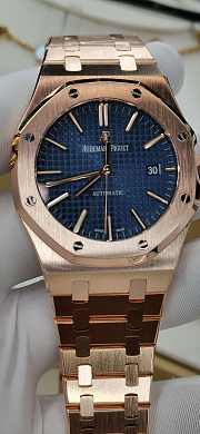 Audemars Piguet Royal Oak Watch Blue 41mm - 3
