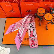 Hermes Twilly Couvertures Nouvelles Pink - 5x86cm - 4