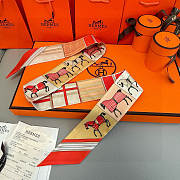 Hermes Twilly Couvertures Nouvelles Orange - 5x86cm - 6