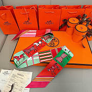 Hermes Twilly Couvertures Nouvelles Hot Pink - 5x86cm - 5