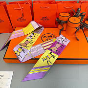 Hermes Twilly Couvertures Nouvelles Purple - 5x86cm - 2